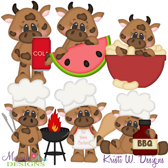 BBQ Beef SVG Cutting Files Includes Clipart - Click Image to Close
